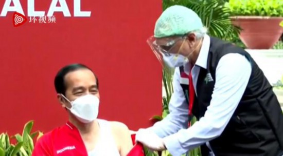 疫苗|印尼总统打了第二剂次中国疫苗