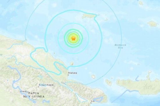 震源深度|俾斯麦海发生6.3级地震 震源深度10千米