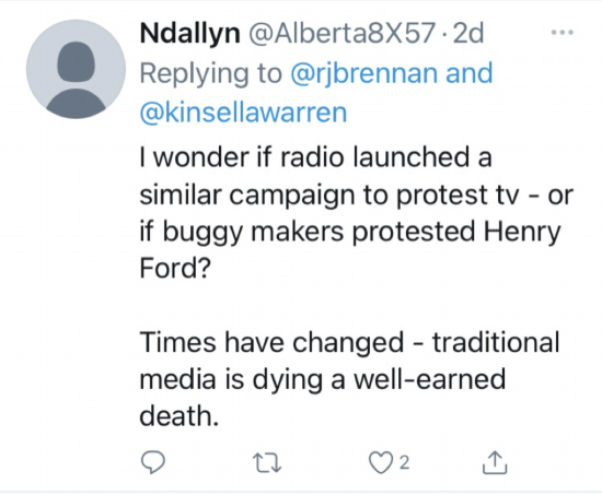 谷歌|纸媒对科技巨头开战!加拿大多家媒体头版“开天窗”,只留下一句话