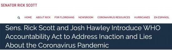 世卫组织|美参议员再出流氓提案:不让台湾进世卫,美国就不给钱