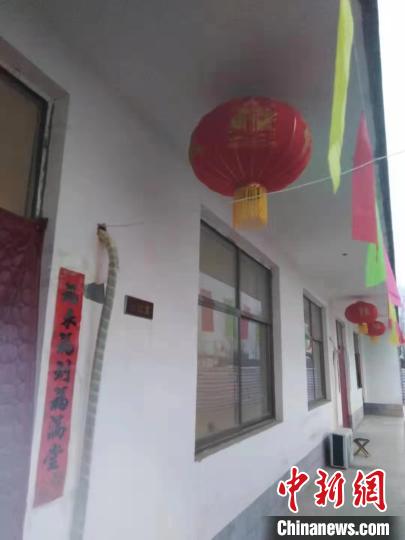 图为安然爱人居住的小院充满年味儿。受访者供图