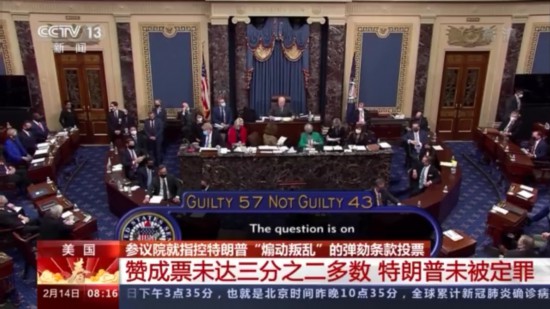 特朗普|特朗普第二次遭弹劾案 凸显美国政治极化和社会分裂