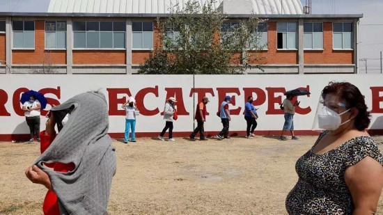 新冠|墨西哥埃卡特佩克市开始接种中国新冠疫苗