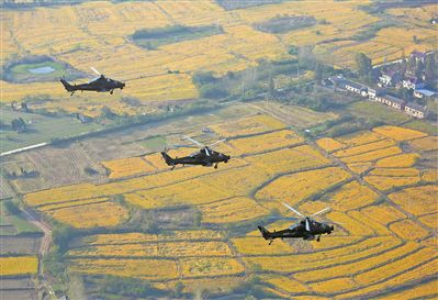 敌情|第72集团军某陆航旅开展实战化飞行训练