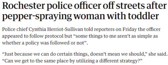 抱孩子|美国“警暴”又添新证 这次是对抱孩子的非洲裔母亲