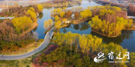 3月9日，印象黄河公园内绿树环绕，景美如(1326577)-20210312091115