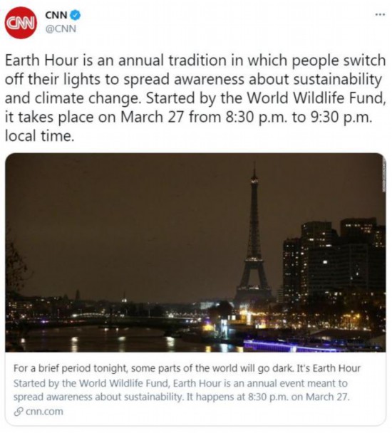 图片来源：美国有线电视新闻网(CNN)社交网站官方账号截图