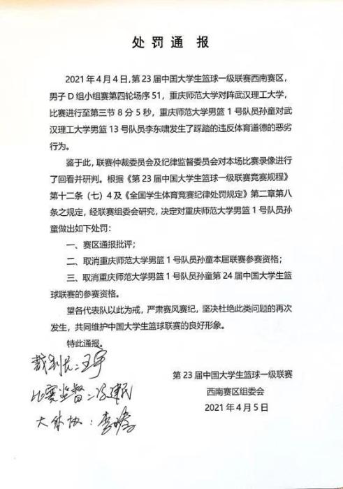 图片来源:CUBA大学生篮球联赛微博。