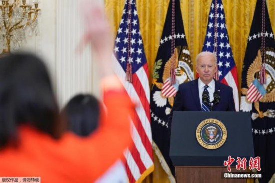 资料图：美国总统拜登。