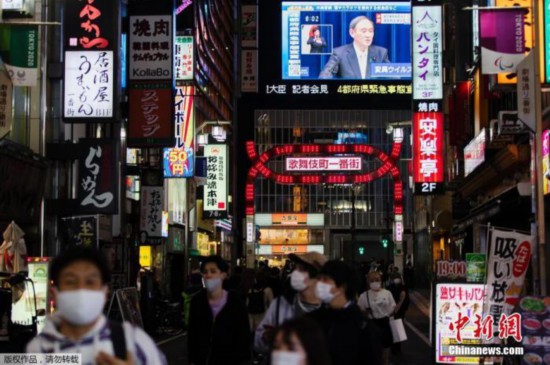 资料图：疫情下的日本。