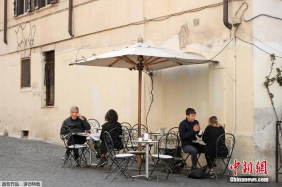 资料图:疫情下的意大利。