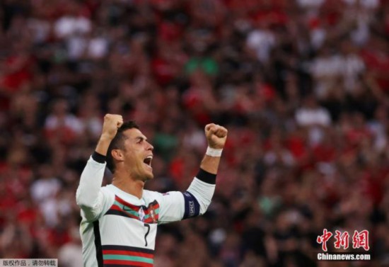 资料图：葡萄牙球星C罗。