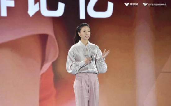 魏秋月在活动现场。主办方供图。