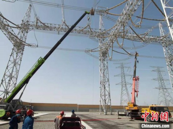 新疆南部重要电力工程进入送电冲刺阶段