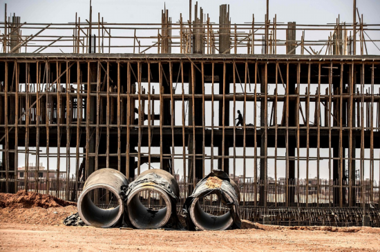 埃及&ldquo;新行政首都&rdquo;项目的建筑工地（资料图）