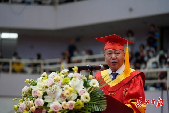 中南财经政法大学校长杨灿明。长江日报资料图