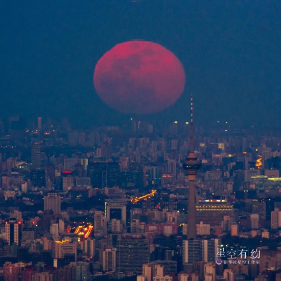 夜空|2022年度“最小满月”18日现身夜空