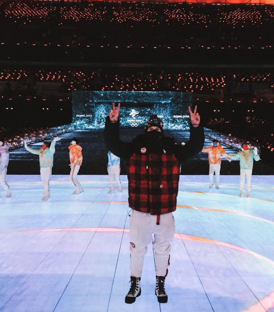  闭幕式上的阿伦&middot;布隆克