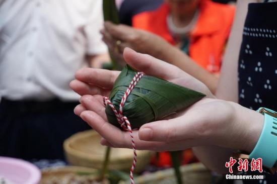 资料图:粽子。孙权 摄