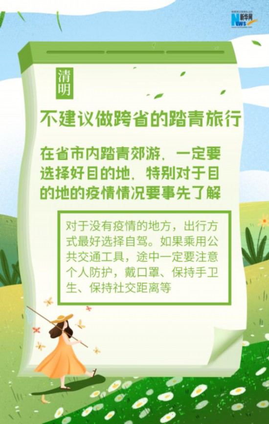 清明踏青祭扫，专家提示要注意这些防护细节