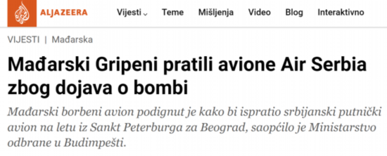 半岛电视台报道截图