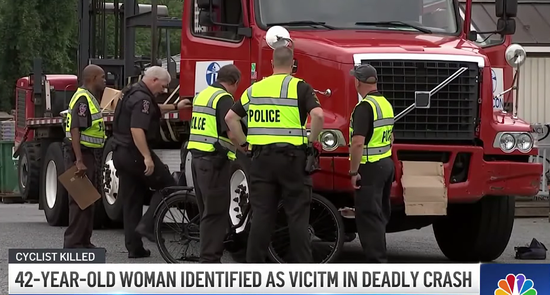  图为事故现场（美国全国广播公司商业频道）