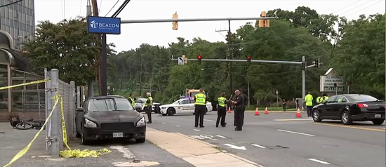  图为事故现场（美国全国广播公司商业频道）