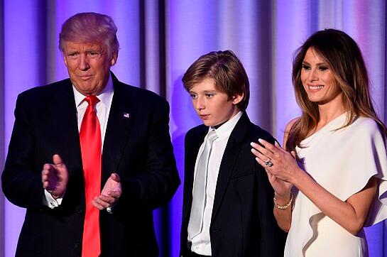  特朗普一家（图源：Getty）