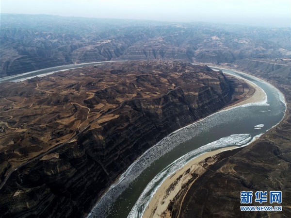 （美丽中国）（5）&ldquo;银色巨龙&rdquo;&mdash;&mdash;黄河临汾段现流凌景观