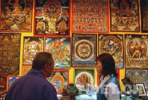 西藏唐卡市场