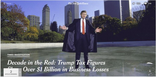 《纽约时报》报道截图