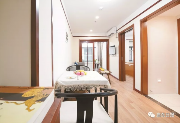 今天在万千瞩目中，启东市社会福利中心正式投入运营