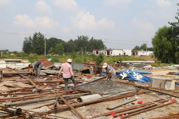 通透多了！赵墩镇沿山海大道两侧违建全部拆除！