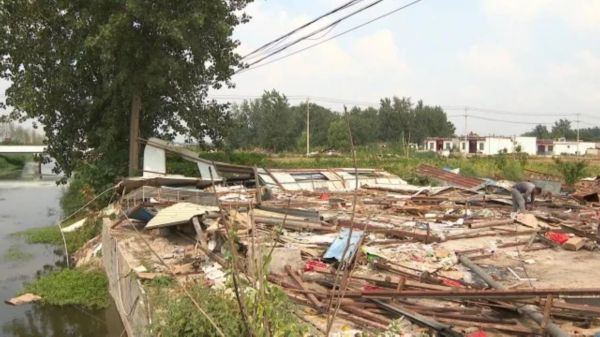 通透多了！赵墩镇沿山海大道两侧违建全部拆除！