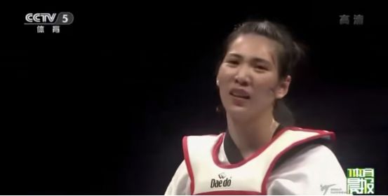 赛场上的郑姝音 图片来源：央视视频截图