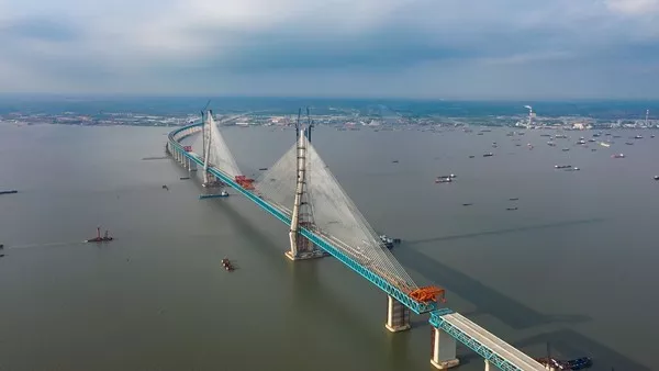 太壮阔！苏州这条世界第一的跨长江大桥马上合龙！