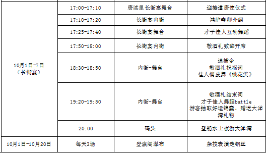【有人@你】这个国庆，大洋湾带你梦回唐朝，畅游盛世繁华！