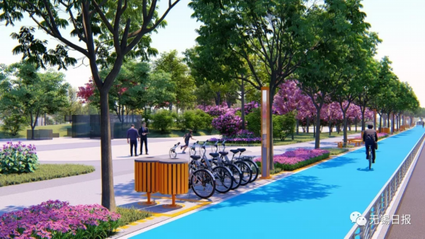 年底竣工 惠山大道新妆高颜值效果图曝光