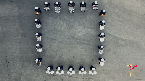 “击”情表白：用消防员的节奏感祝福祖国！