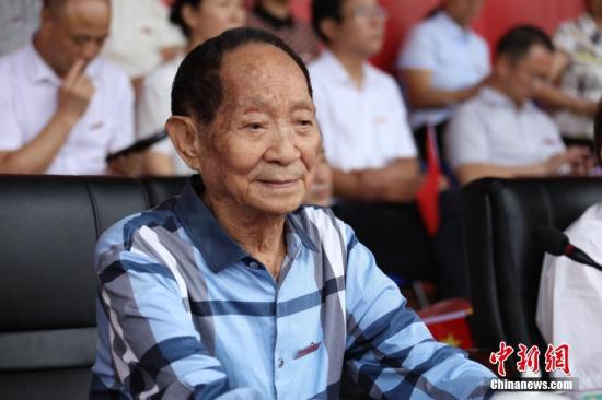 资料图:袁隆平。 中新社记者 何纲跃 摄