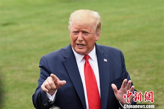 资料图:美国总统特朗普。中新社记者 陈孟统 摄