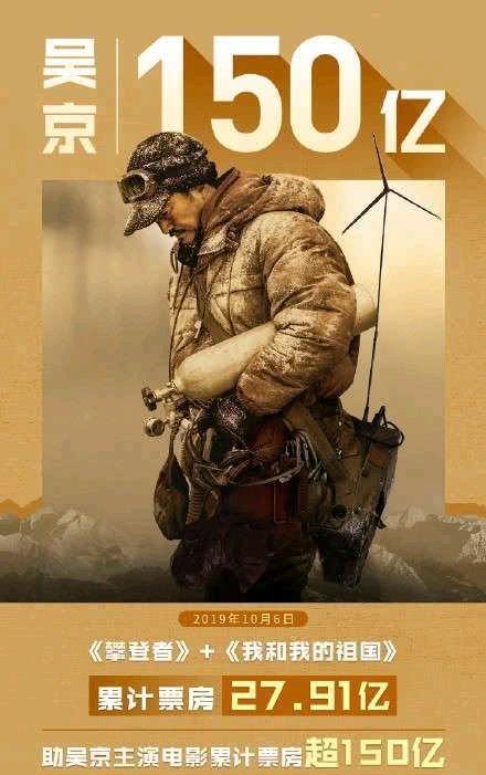 7天狂砍28亿 吴京击败<a href=http://www.yulefm.com/s/huangbo/ target=_blank class=infotextkey>黄渤</a>成首位“150亿影帝”!