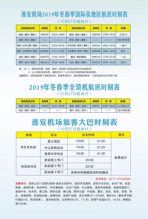 今天起，淮安人可直飞北京大兴国际机场