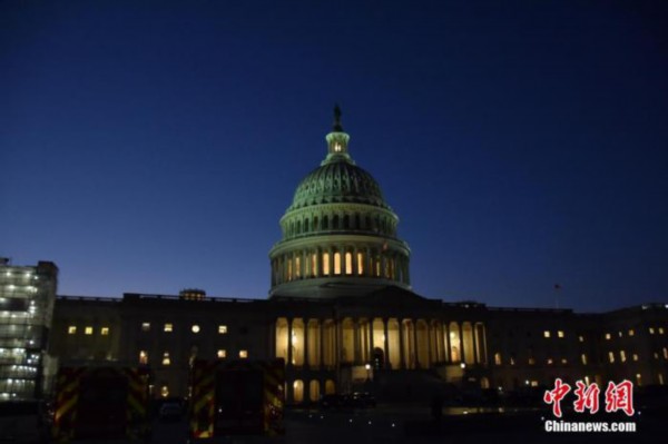 资料图：美国国会山。中新社记者 沙晗汀 摄