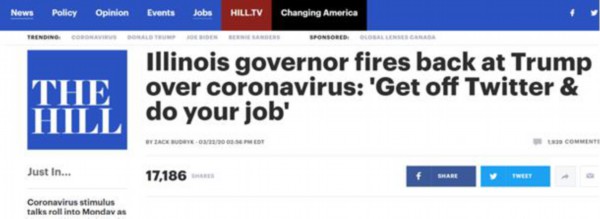 《国会山报》报道截图