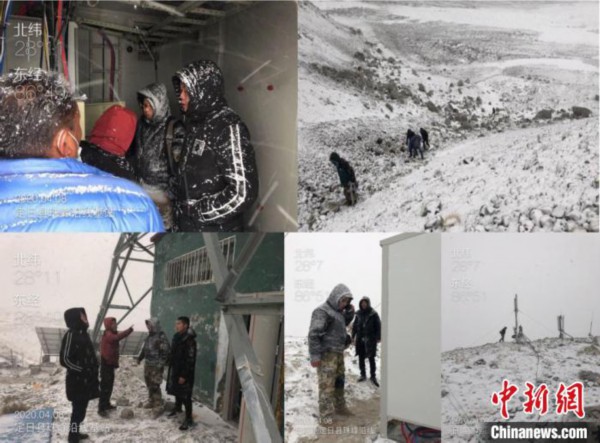 在海拔5000米以上建基站中国铁塔:8吨物资肩挑背扛上山