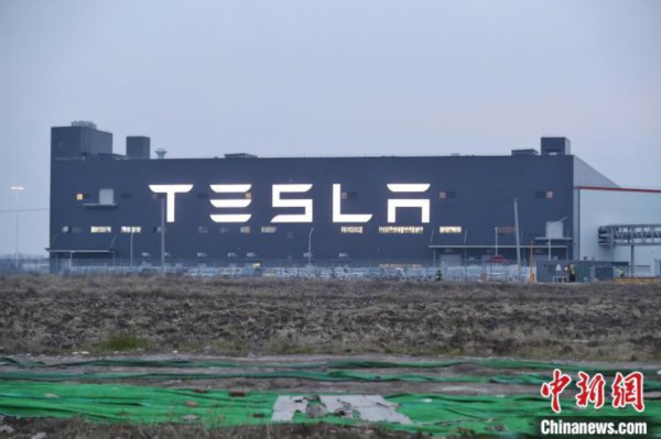 特斯拉上海超级工厂。　张亨伟 摄