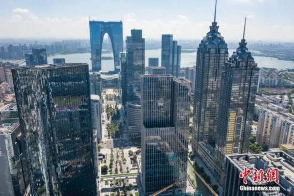 资料图:苏州工业园区。<a target='_blank' href='http://www.chinanews.com/' _fcksavedurl='http://www.chinanews.com/'><p align=