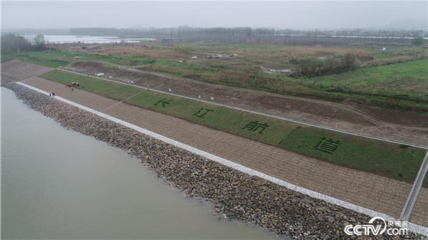 乐家湾边滩控制工程(图片源自长江航道局官网)