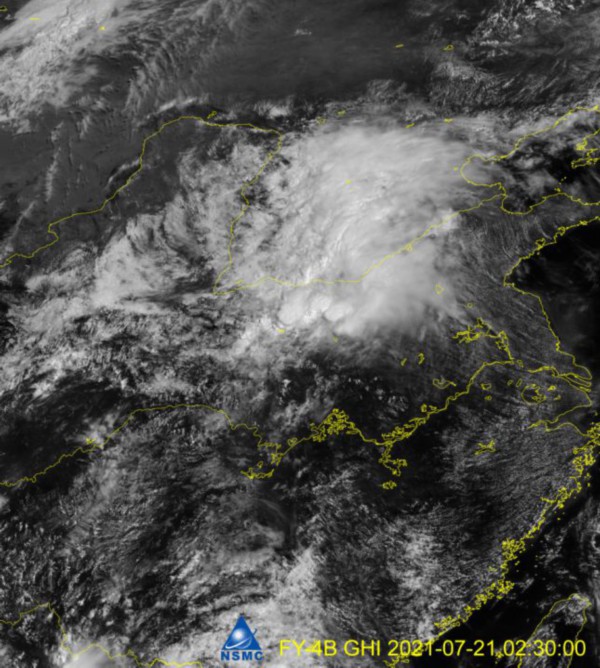 雨情|风云四号B星紧急启动高频次连续观测模式，实时监测河南雨情